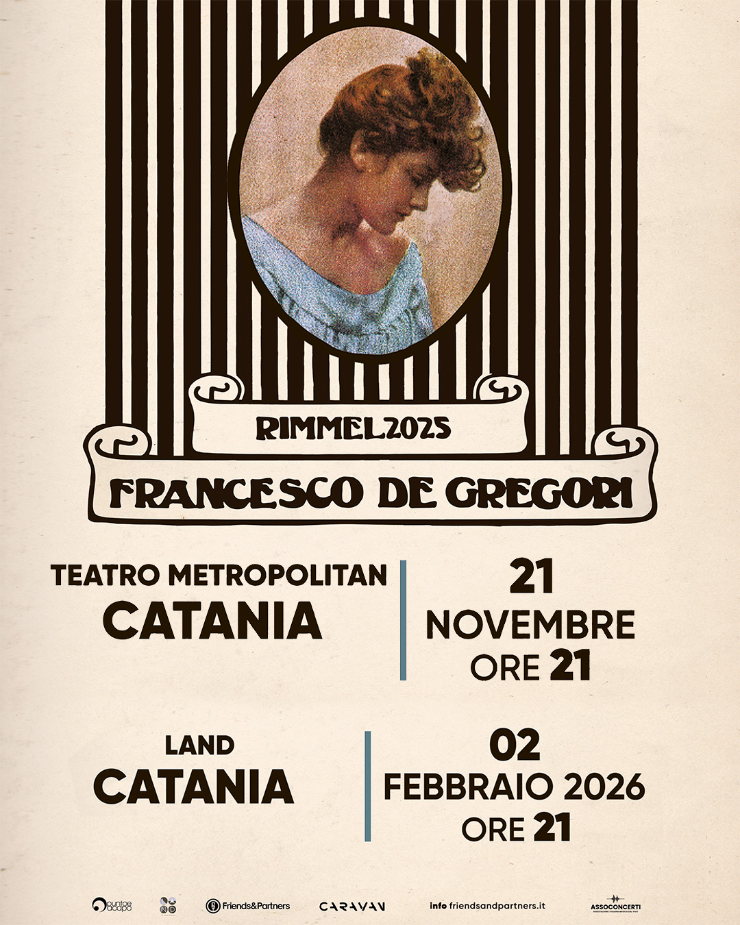 Francesco De Gregori — Catania, Teatro Metropolitan