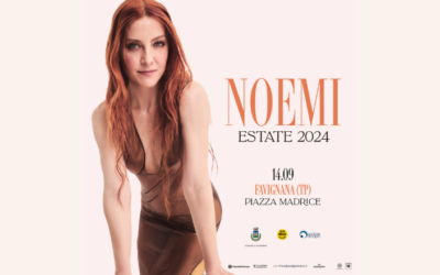 Noemi live a Favignana il 14 settembre