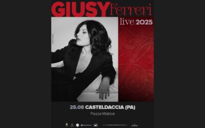 Giusy Ferreri, nuova data live a Casteldaccia (PA) il 25 agosto per il tour estivo 2025