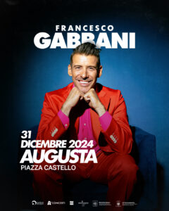 Gabbani Capodanno 2025 Augusta