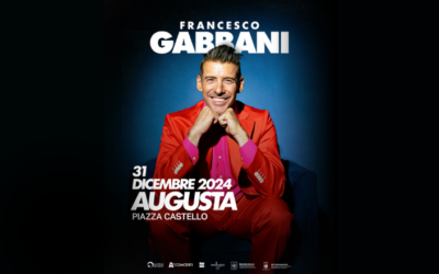 Capodanno 2025, ad Augusta Francesco Gabbani in concerto