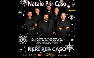 “Natale per Caso”: a Cefalù festa in musica con i Neri Per Caso live in Piazza Duomo