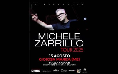 Michele Zarrillo in concerto a Gioiosa Marea il 15 agosto per “Ferragosto Gioiosano”