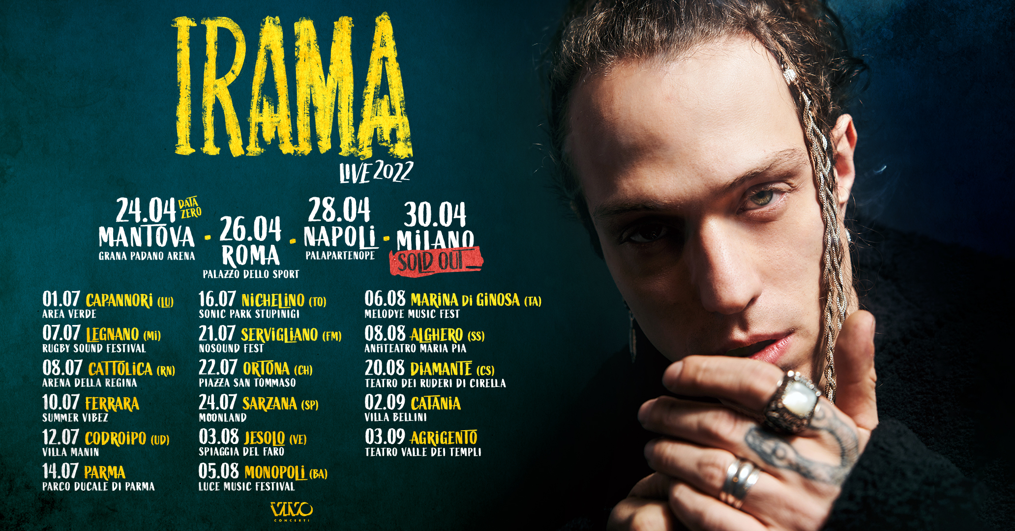 Irama Catania e Agrigento PUNTOEACAPO CONCERTI